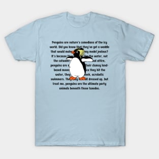 Funny Penguins Facts T-Shirt